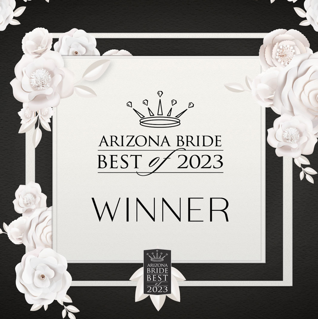 Named Best DJ of 2023 by Arizona Bride Magazine